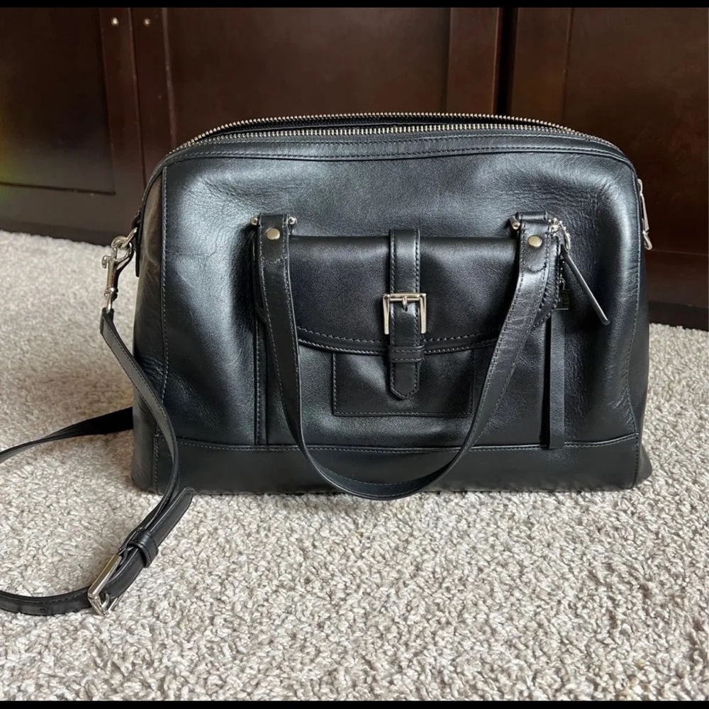 Coach leather handbag